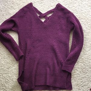 Never worn purple sweater.